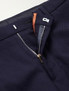 Paul Smith - Tapered Wool-Hopsack Suit Trousers - Blue