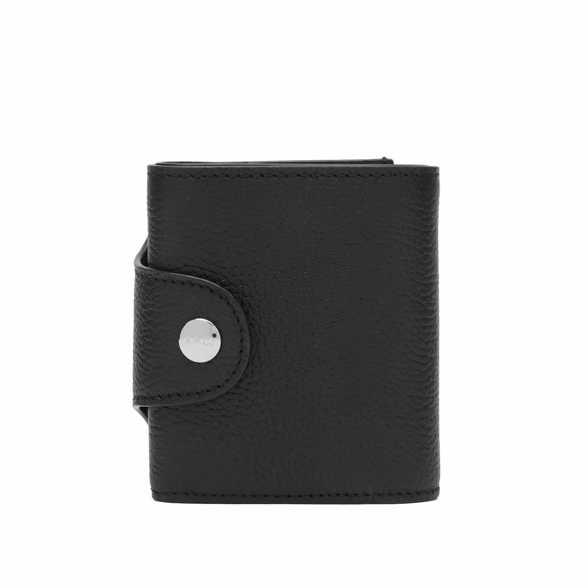 A.P.C. Men's Charles Trifold Wallet in Black A.P.C.