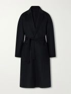 ssstein - Reversible Belted Wool-Blend Coat - Black