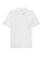 NN07 - Paul 3462 Organic Cotton and Lyocell-Blend Piqué Polo Shirt - White