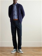 Sid Mashburn - Straight-Leg Garment-Dyed Cotton-Twill Trousers - Blue