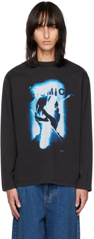 Photo: Eytys Black Compton Long Sleeve T-Shirt