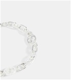 Gucci Interlocking G sterling silver bracelet