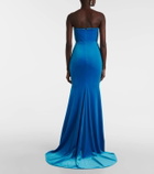 Alex Perry Draped velvet gown