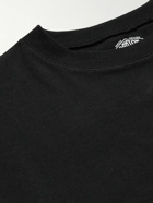 Danton - Logo-Appliquéd Cotton-Jersey T-Shirt - Black