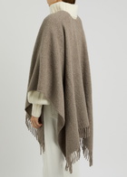 Eileen Fisher Bouclé Alpaca-blend Shawl - Taupe - One Size