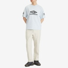 Boiler Room Men's x Umbro Washed T-Shirt in White