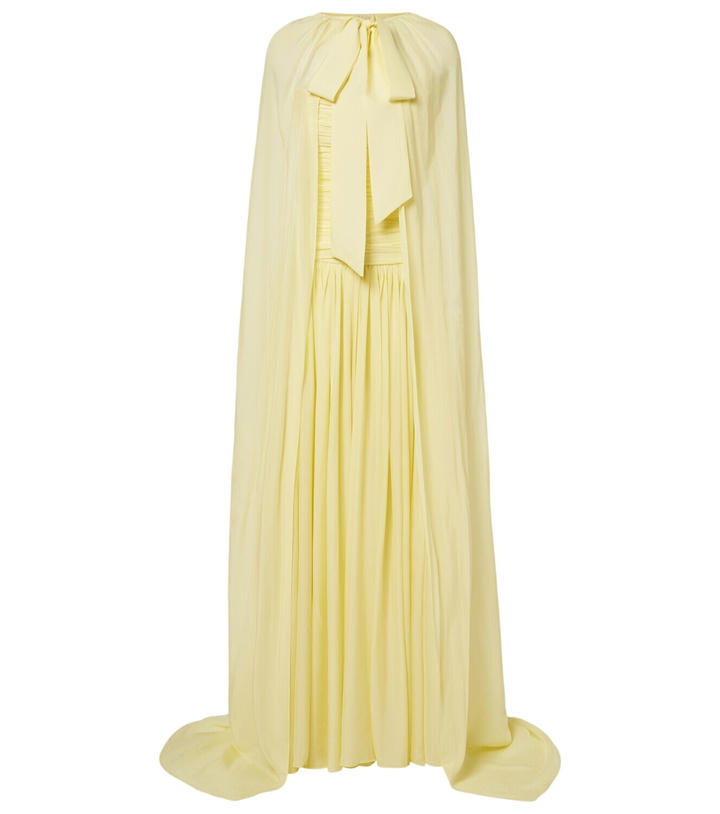 Photo: Là Fuori Draped cape and gown set