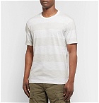 Alex Mill - Slim-Fit Striped Slub Cotton-Jersey T-Shirt - Light gray