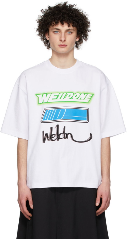 Photo: We11done White 3-New Logo T-Shirt