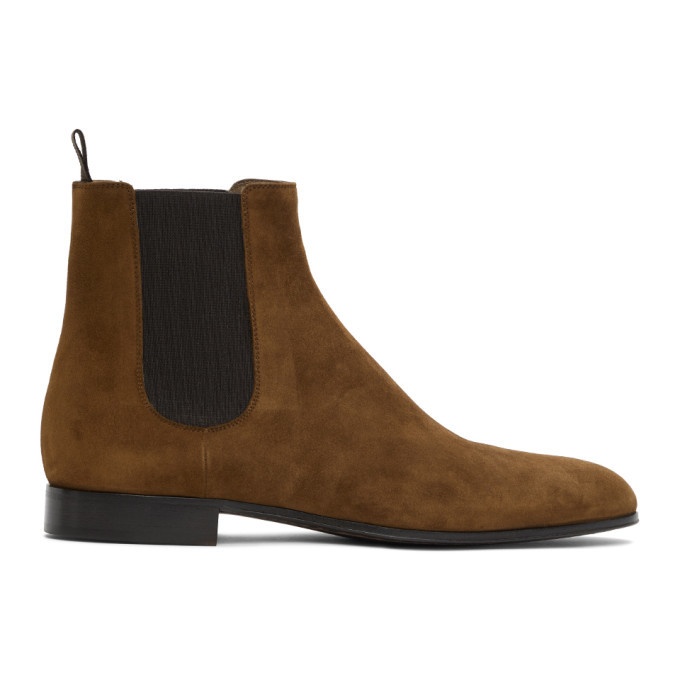 Photo: Gianvito Rossi Brown Suede Alain Boots