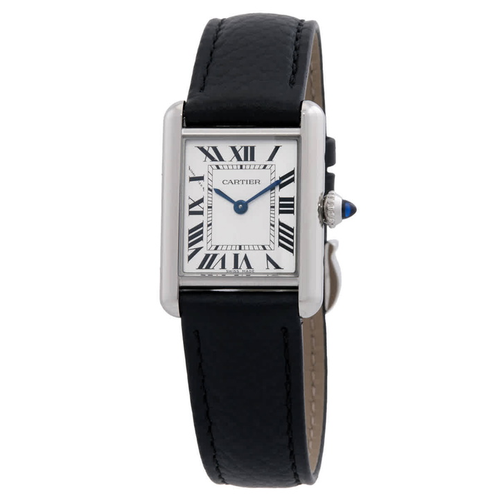 Photo: Cartier Tank Must Small Size Quartz White Dial Unisex Watch WSTA0110