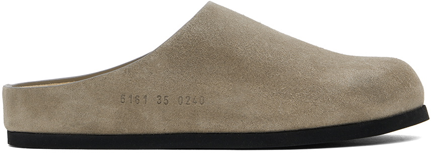 Common Projects Taupe Suede Loafers