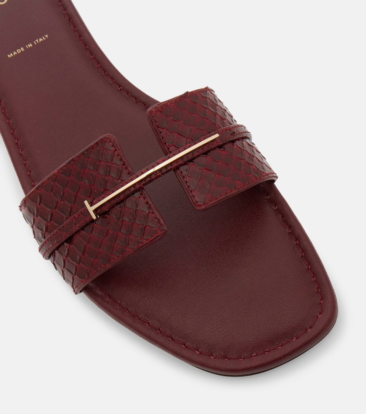 Tom Ford Julianne croc-effect leather slides
