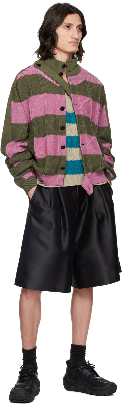 トップス kiko kostadinov MERLI TWINSET VEST Kiko Kostadinov Merli Twinset Vest (Rose Pink/Khaki) – COWBOYS to