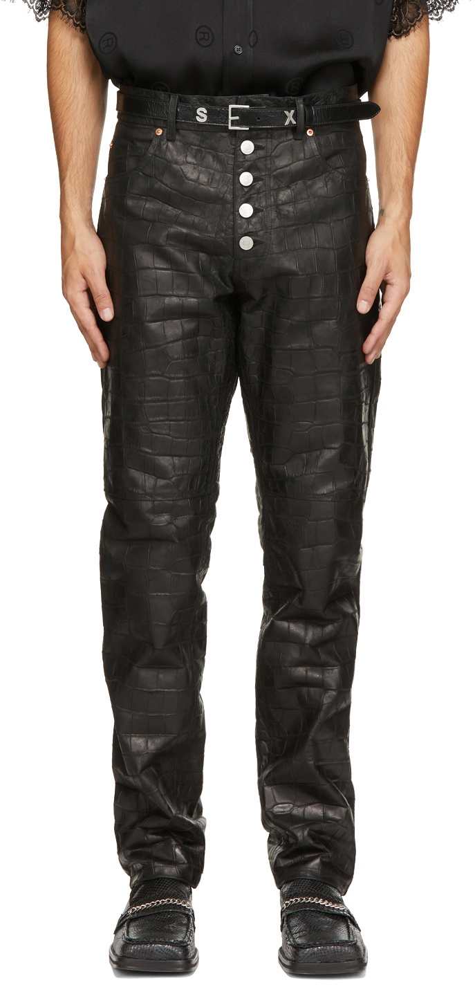 Chic Moves Croc Faux Leather Pant 33 - Black | Fashion Nova, Pants |  Fashion Nova