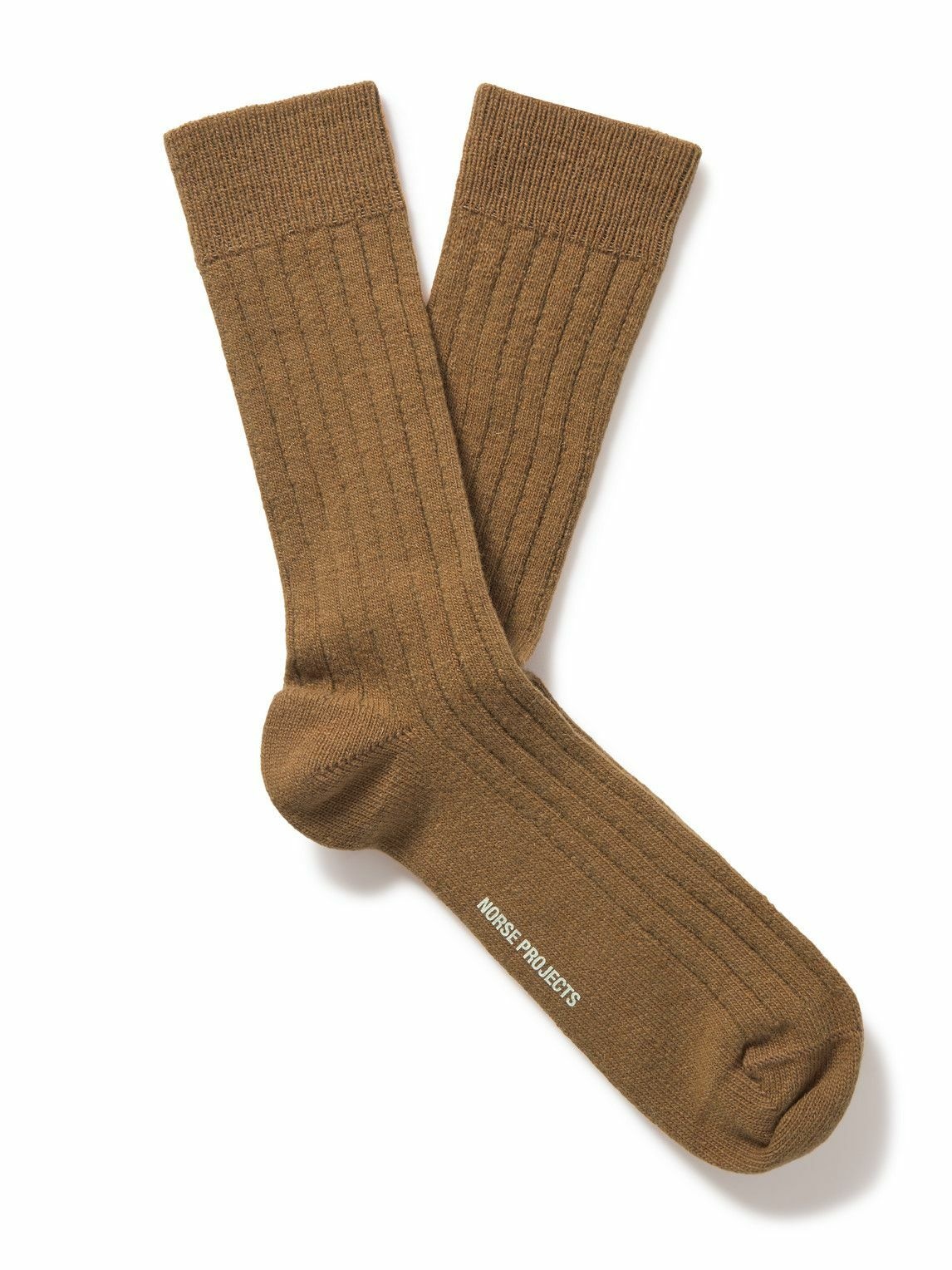 Photo: Norse Projects - Ebbe Ribbed Cotton-Blend Socks