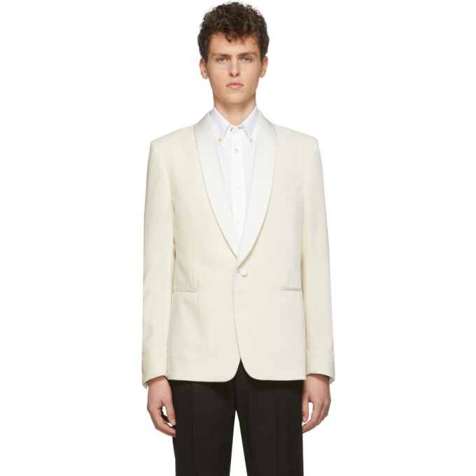 Paul Smith Off-White Velvet Evening Blazer Paul Smith