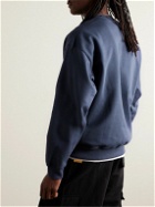 Nike - Solo Swoosh Cotton-Blend Jersey Sweatshirt - Blue