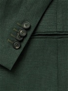 De Petrillo - Double-Breasted Linen Blazer - Green