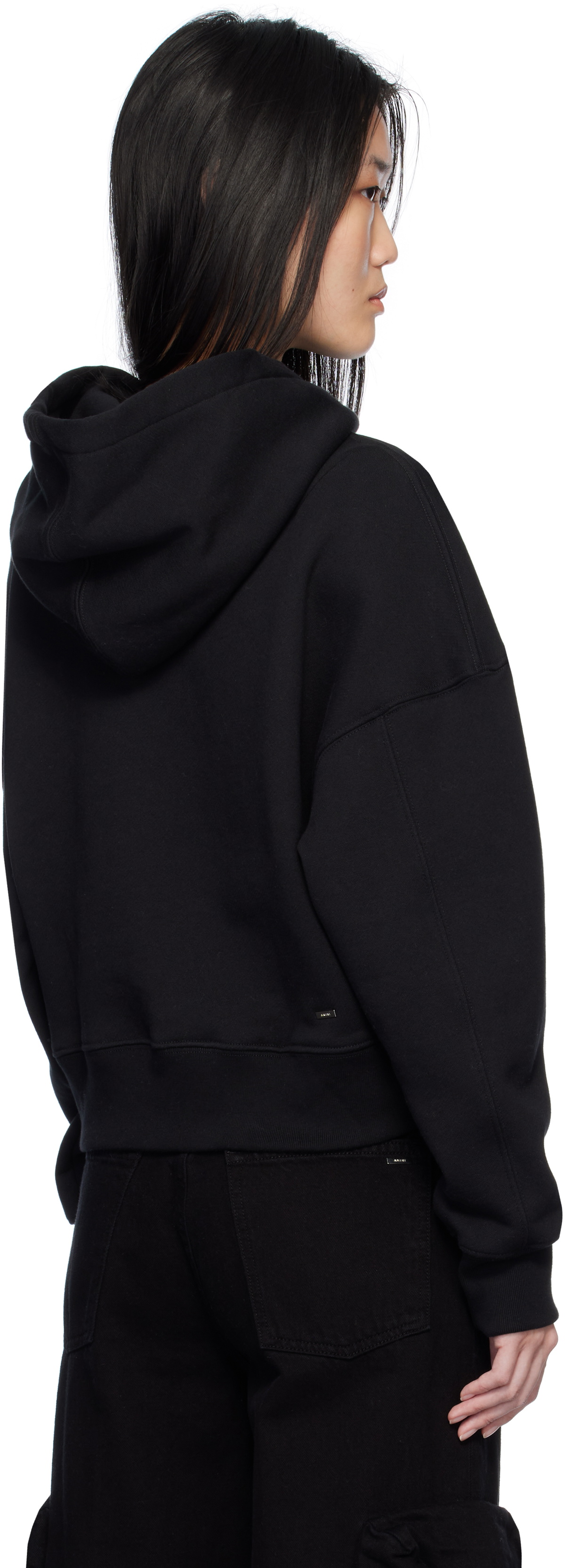 AMIRI Black 'AMIRI' Core Logo Hoodie Amiri