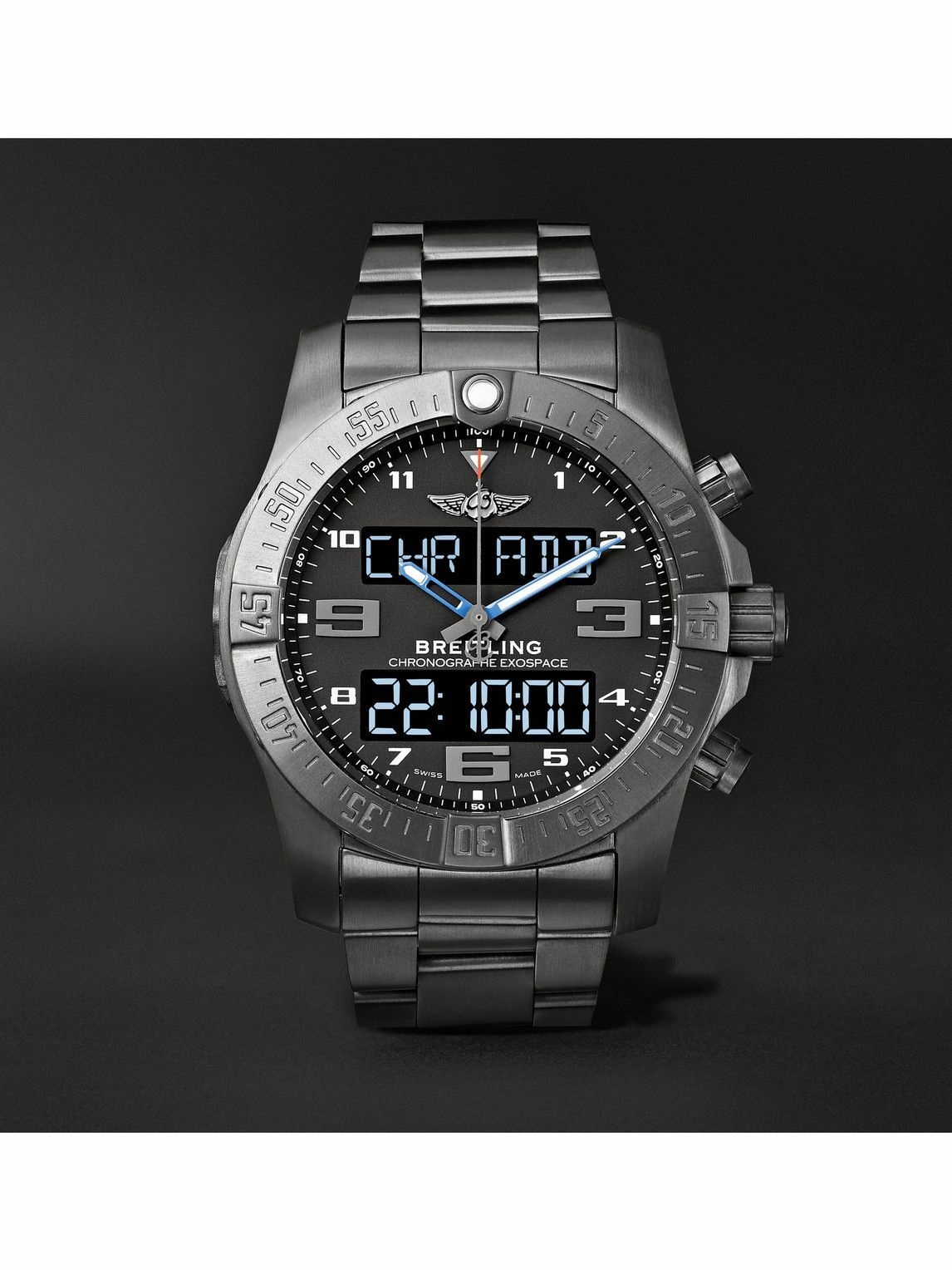 Photo: Breitling - Exospace B55 SuperQuartz 46mm Titanium Watch