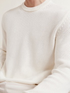 Slowear - Slim-Fit Cotton Sweater - White