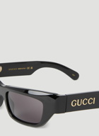 Gucci - Rectangular Sunglasses in Black