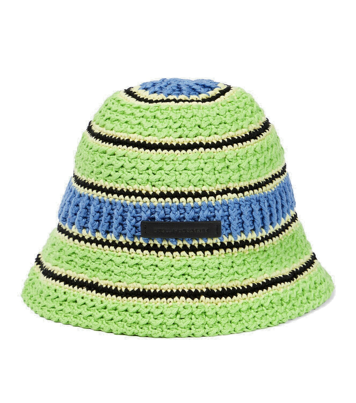 【STELLA MCCARTNEY】ロゴフェイクラフィア ストローサンハット STELLA MCCARTNEY】ロゴフェイクラフィア ストローサンハット