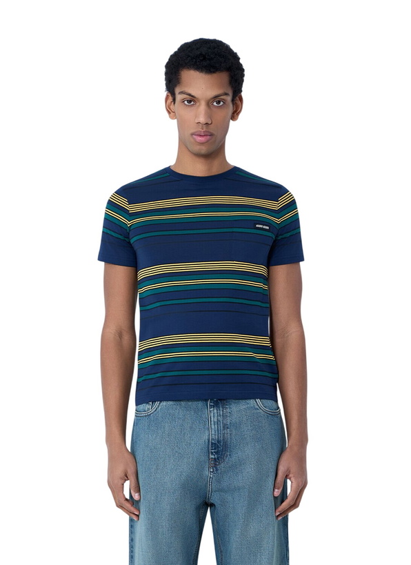 Photo: Miu Miu Striped Cotton Jersey T-Shirt