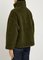 Barbour Brawby Panelled Fleece Jacket Green