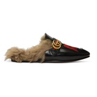 Gucci Black Skull New Princetown Loafers