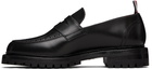 Thom Browne Black Classic Penny Loafers