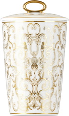 Versace White Rosenthal Medusa Gala Scented Candle