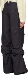 Professor.E Gray Parachute Worker Trousers