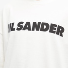 Jil Sander Men's Logo T-Shirt in Natural