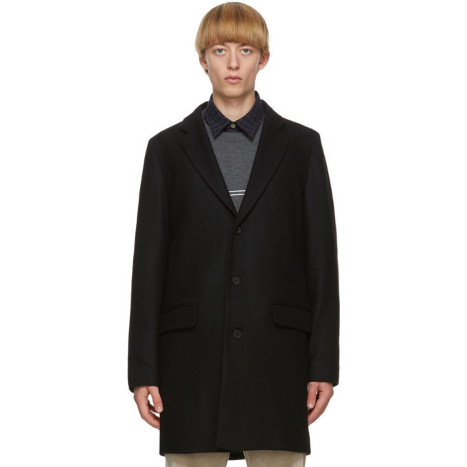 Photo: A.P.C. Black Wool Visconti Coat