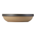 Hasami Porcelain Black and Beige HPB033 Round Bowl