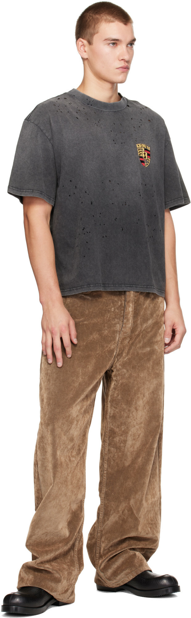 Ksubi Gray Shield Halen S/S T-shirt
