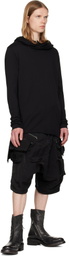 Julius Black Top Hoodie