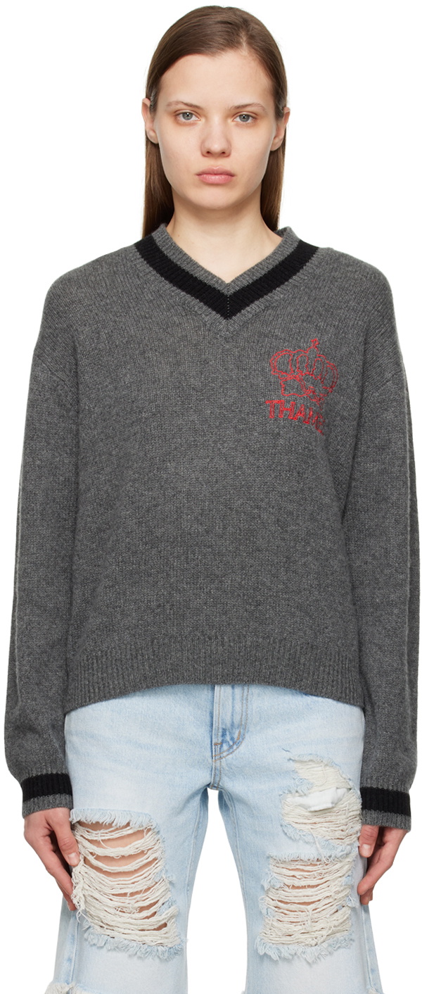 Thames MMXX. Gray P.G. Sweater