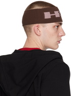 Rick Owens DRKSHDW Brown 'HRDR' Headband