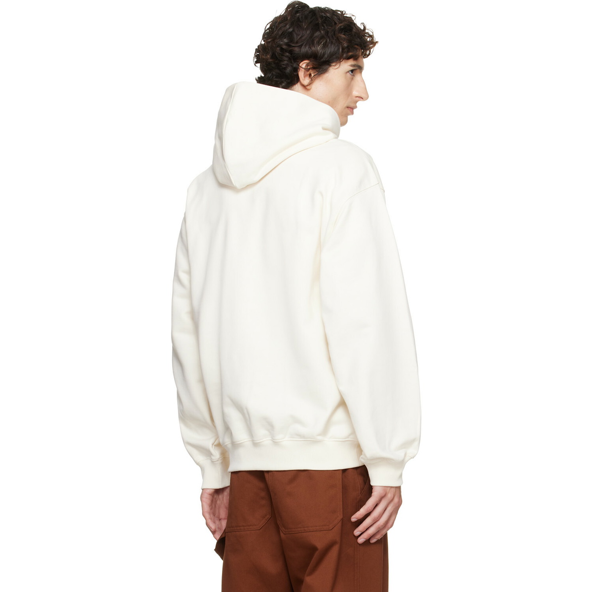 Helmut Lang Off-White Logo Hoodie