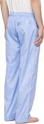Tekla Blue Sateen Pyjama Pants