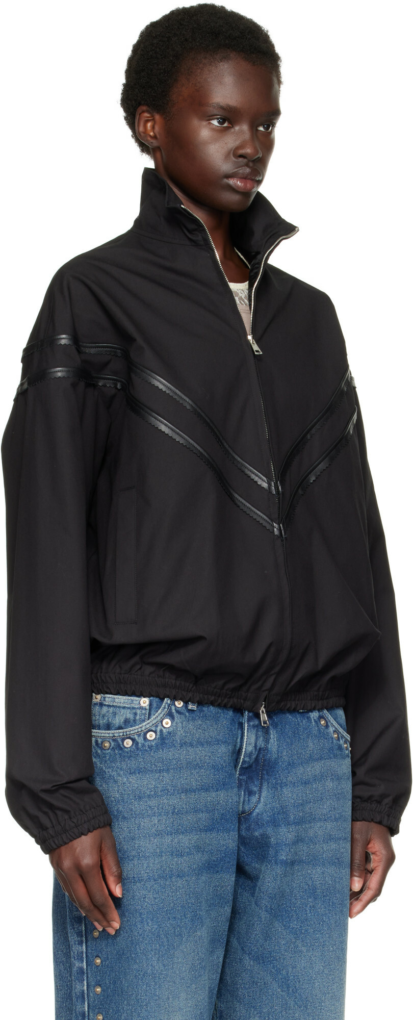Stefan Cooke Black Pinking Corded Jacket