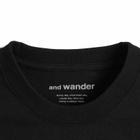 END. x and wander Print Pocket T-Shirt in Black