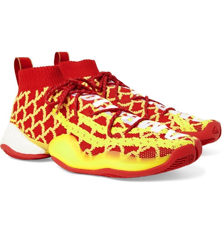 Photo: adidas Consortium - Pharrell Williams CNY Crazy BYW Primeknit Sneakers - Men - Red