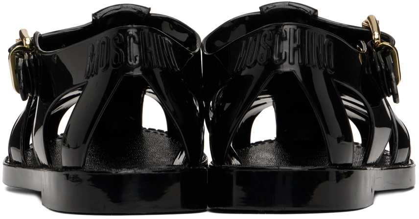 サンダル MOSCHINO BLACK SANDALS Moschino Black Sandals Moschino