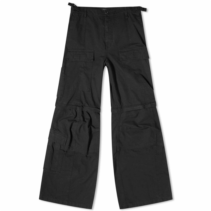Photo: Balenciaga Men's Runway Cargo Pants in Black