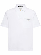 PALM ANGELS - Tailored Cotton Polo Shirt
